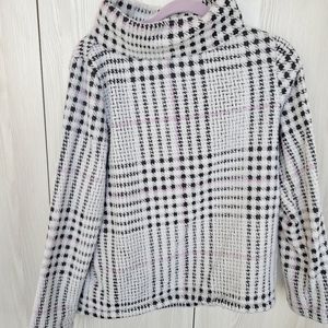Loft Cozy Houndstooth Pullover